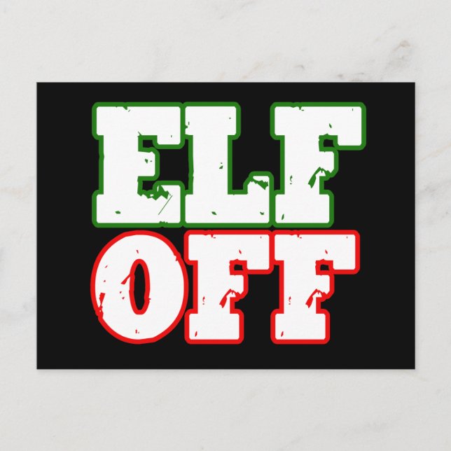 ELF OFF -.png Postkarte (Vorderseite)