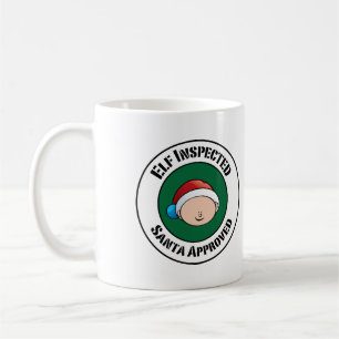 Elf + Père Noël Christmas Holiday Mug