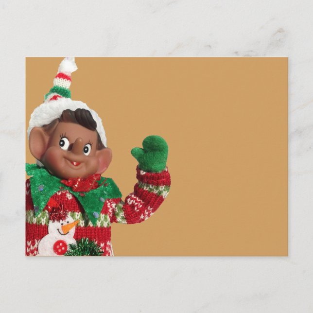 Elf Postkarte (Vorderseite)
