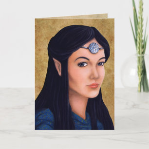 Elf Princess Feiertagskarte