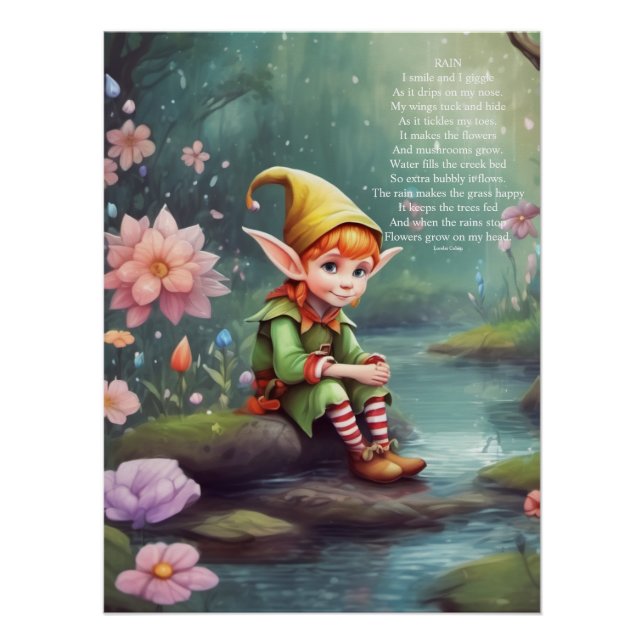 Elf Rain Poster (Vorderseite)