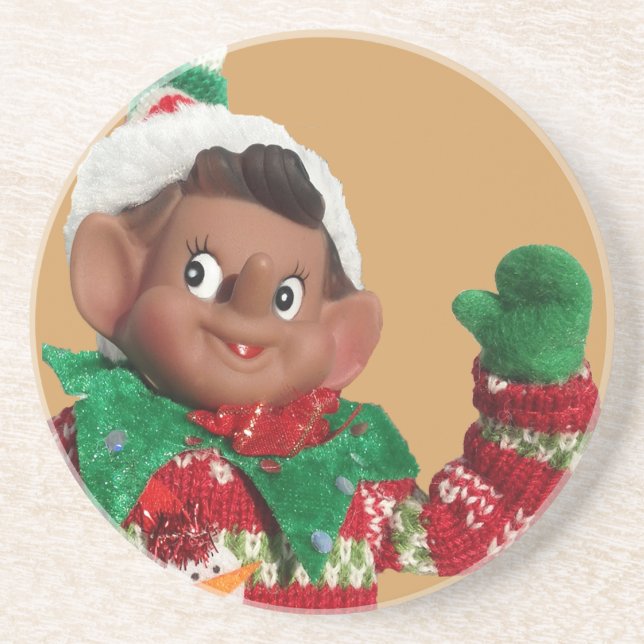 Elf Sandstein Untersetzer (Vorne)