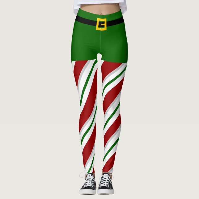 Elf Santa's Elves Weihnachten Leggings von Frauen (Vorderseite)
