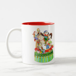 Elf-Schaukelpferd Zweifarbige Tasse