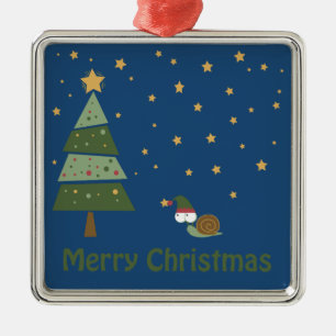 Elf Sennail Weihnachtszeit Silbernes Ornament