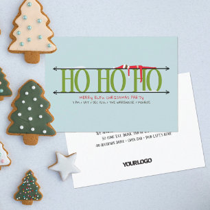 Elf Shenanigans Office Christmas Party Einladung