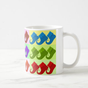 Elf Shoe Pop Art Kaffeetasse