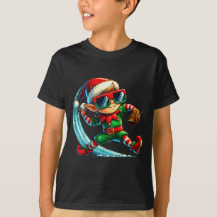 Elf spielt Baseball als Lehrer Jungen Kinder Jugen T-Shirt