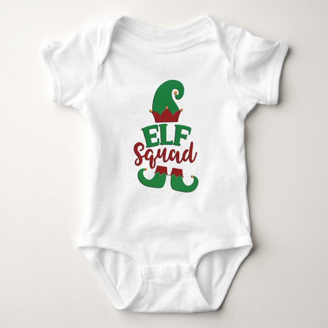 Elf Squad Baby Strampler (Vorderseite)