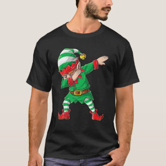 Elf Squad Boys Dabbing Kinder Xmas Familie passt X T-Shirt
