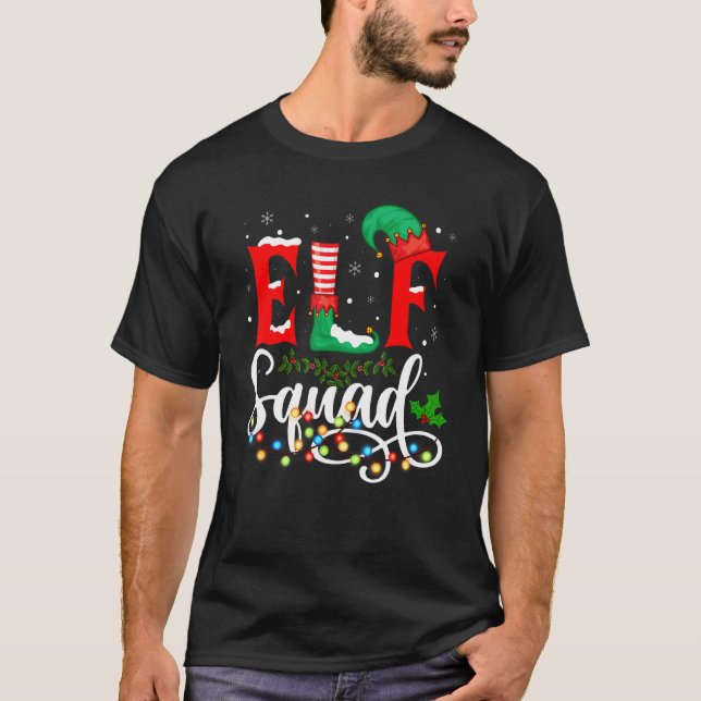 Elf Squad Christmas Matching Family Toddler Boy Gi T-Shirt (Vorderseite)