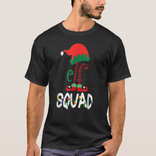 Elf Squad Familie Weihnachten Matching Pajamas Xma T-Shirt