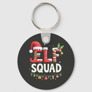 Elf Squad Funny Matching Christmas Outfit Schlüsselanhänger