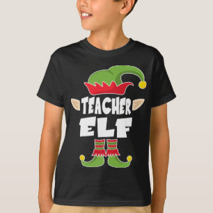 Elf Squad Lehrerin Elf Teaching Weihnachts Elf Kos T-Shirt