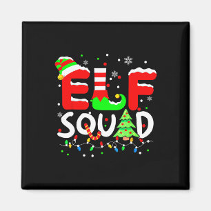 Elf Squad Weihnachten Matching Familie Kleinkind B Magnet