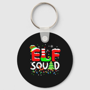 Elf Squad Weihnachten Matching Familie Kleinkind B Schlüsselanhänger