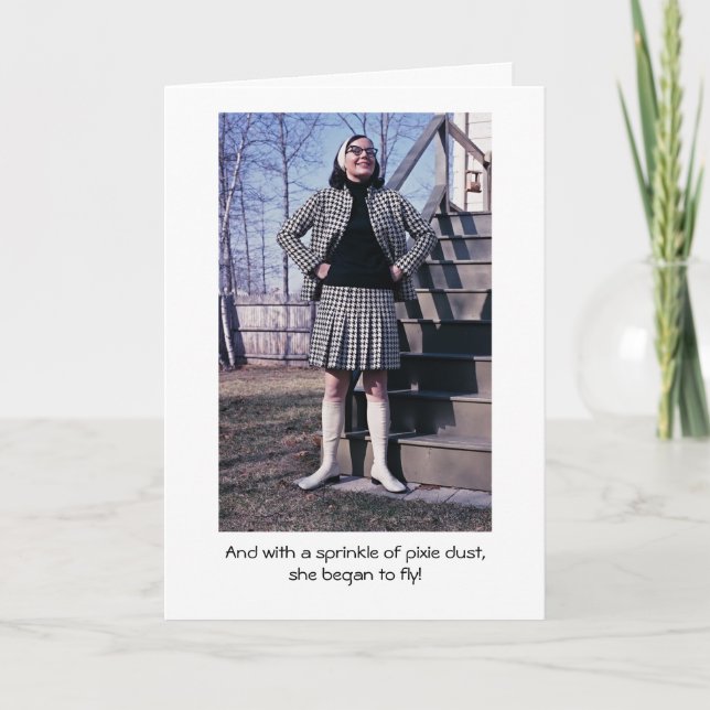 Elf-Staub-Abschluss-Karte Karte (Vorderseite)