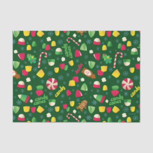 Elf the Movie Candy Pattern Seidenpapier