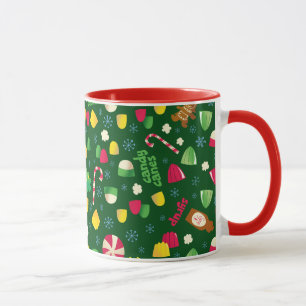 Elf the Movie Candy Pattern Tasse