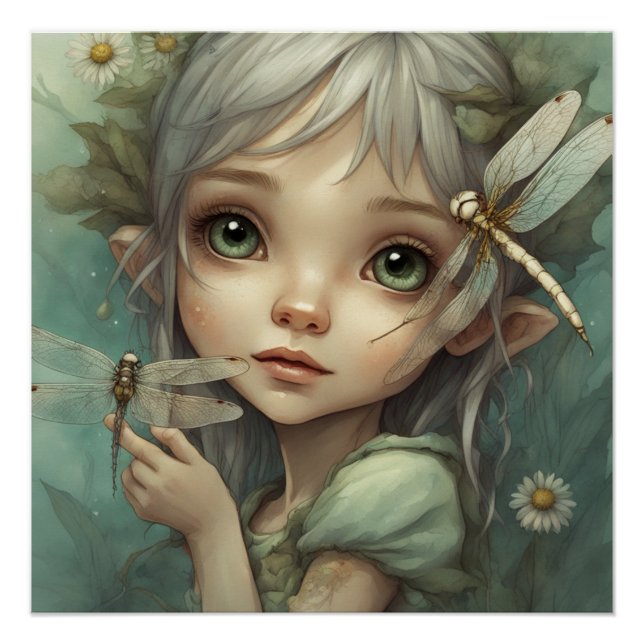 Elf und Dragonfly 1 Poster (Vorderseite)