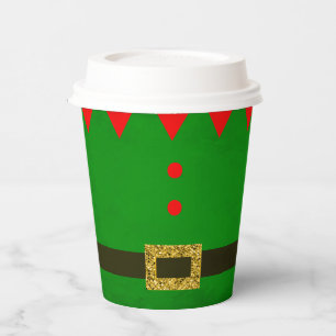 Elf Weihnachtsfeiertag Pappbecher