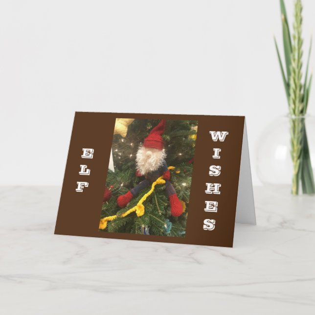 **ELF WÜNSCHE MIT VIELEN KISSEN** ROMANTISCH KARTE (Vorderseite)