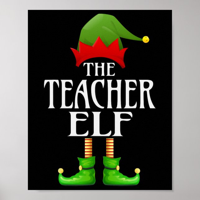 Elf Xmas Funny Family Matching Group Chris Poster (Vorne)