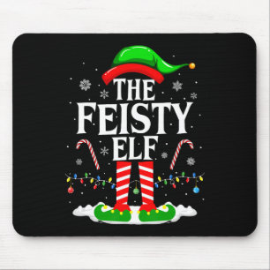 Elf Xmas Funny Matching Family Group Ch Mousepad