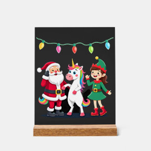 Elfe de Noël Dabbing Licorne Enfants Garçons Homme