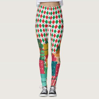 Elfe De Noël Sur L'Étagère Leggings En Présents