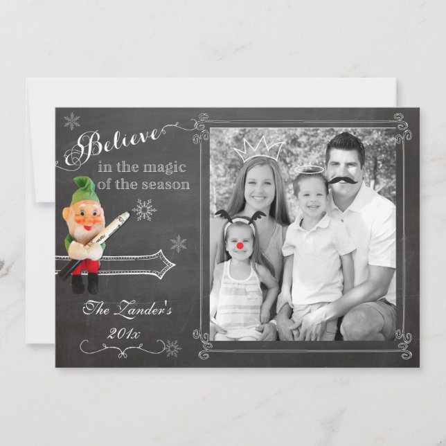 Elfe sur le plateau  | Carte photo de vacances (Devant)