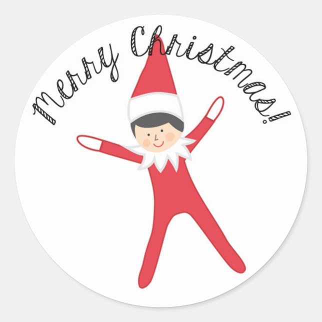 Elfe sur le Sticker (Devant)