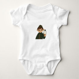 Elfen Beobachter Baby Bodysuit Sternennacht Rücken Strampler