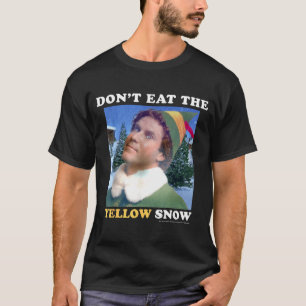 Elfen essen nicht den gelben Schnee T-Shirt