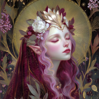 Elfen-Göttinnen-Königin Fantasy Art Poster