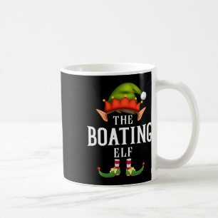Elfen-Gruppe beim Bootfahren Lustige Weihnachts-Py Kaffeetasse