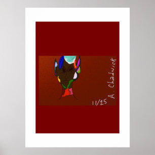 Elfen-Karten-Kunst Poster