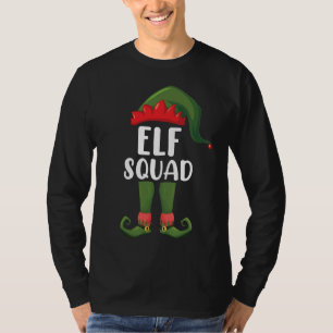 Elfen-Truppe Lustige Familie Weihnachten passend  T-Shirt