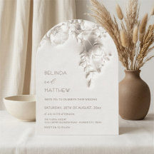 Elfenbein 3D Blumen Rosen Kasuelle Hochzeit