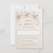 Elfenbein Barock Rosen Hochzeit