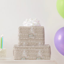 Elfenbein Brautparty Hochzeit Kuchen Glitzer Strei