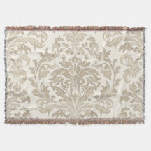 Elfenbein Elan Barock Damast Klassik Antik
