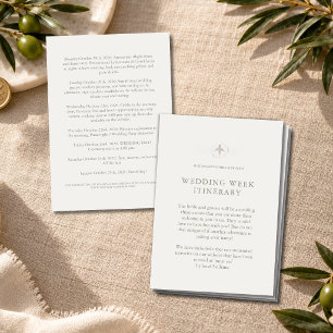 Elfenbein Italien Ziel Hochzeitsreise Details RSVP Karte