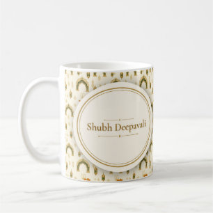 Elfenbein-Jharokha-Diwali-Tasse Kaffeetasse