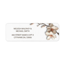 Elfenbein-Magnolie 3D-Blumen |  Hochzeit