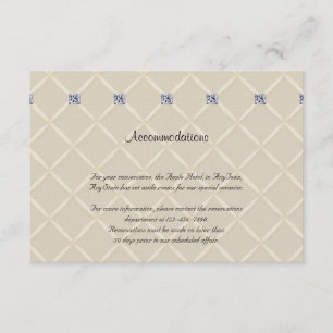 Elfenbein-Quilted-Bling-Diamanten-Posh-Hochzeits-E Begleitkarte