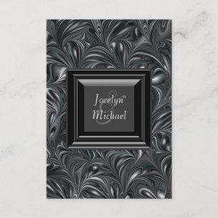 Elfenbein Schwarz-weiß Wedding RSVP