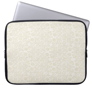 Elfenbein-Spitze-Laptop-Hülse Laptopschutzhülle