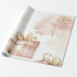 Elfenbein-Spitzen-Träumerei Geschenkpapier
