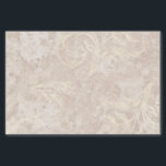 Elfenbein und weißer Vintager Damast Seidenpapier<br><div class="desc">Dazzling Imitate Folie Papier in Akzenten von Elfenbein und Weiß mit einem Hauch von Gold.</div>
